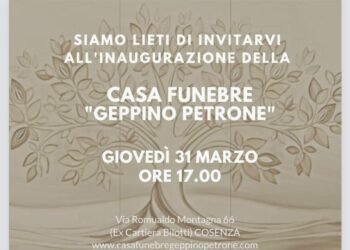 Cosenza. Nella città dei Bruzi approda la prima “Casa funebre”/ Iniziativa imprenditoriale a cura di Geppino Petrone