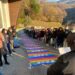 Conflenti contro guerra in Ucraina, il corteo arriva presso la Basilica Madonna di Visora