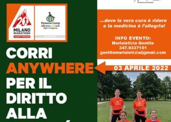 Corri Anywhere, la maratona Dynamo Camp arriva a Decollatura