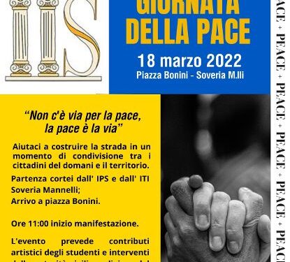 Soveria Mannelli, domani 18 marzo la “Giornata della Pace”