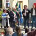Targa-ricordo per il 70° della nascita di Badolato Marina, inaugurata nel 1952 da Alcide De Gasperi