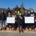 Taverna, protesta tirocinanti, basta precarietà