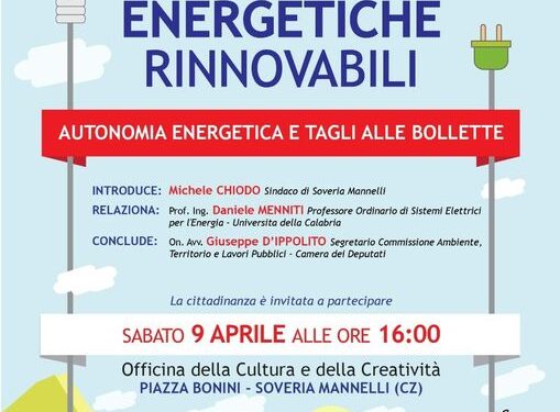 A Soveria Mannelli partono le Comunità energetiche rinnovabili
