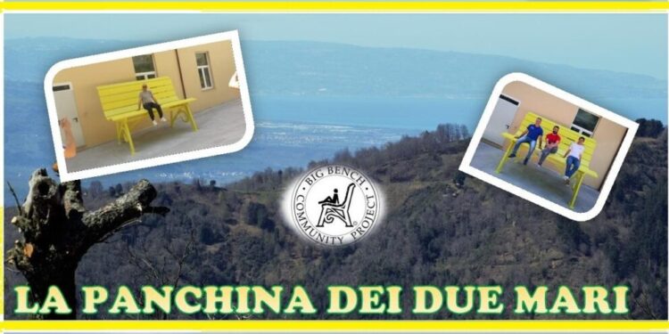 La “Panchina dei Due Mari” a San Pietro Apostolo inserita nel circuito “Big Bench”