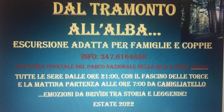 Dal tramonto all’alba, un nuovo format per scoprire la Sila/ Leggende e tanta storia nel cuore della notte