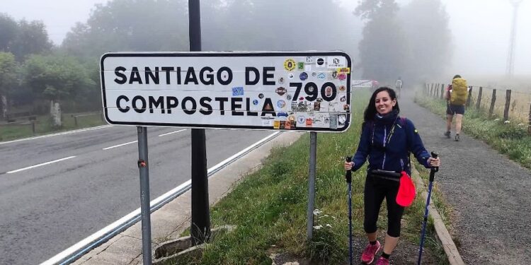 Elena Orlando, da San Mango a Compostela lungo il Cammino di Santiago