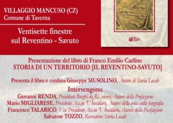La storia del territorio Reventino-Savuto raccontata da Franco Emilio Carlino