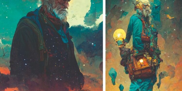 Il vecchio e la luna: una graphic novel di Ettore Ruga