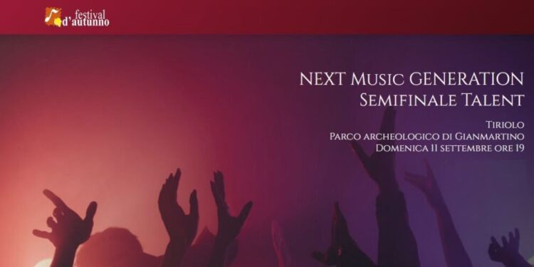 Festival d’Autunno, a Tiriolo ritorna il talent Next Music Generation