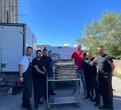 500 pasti per i bisognosi donati all’associazione “Il Cenacolo” di Bartolo Mercuri