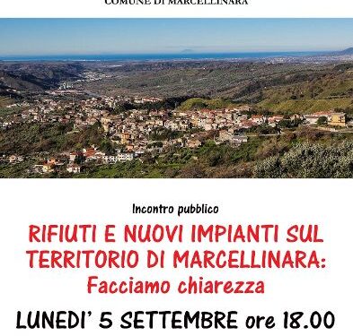 Marcellinara, lunedì 5 assemblea pubblica su lavorazione rifiuti