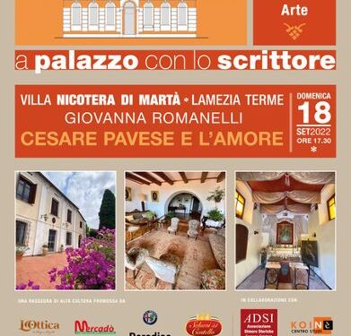 «A Palazzo con lo Scrittore» con Cesare Pavese