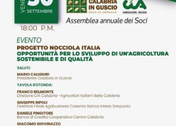 Incontro sul Progetto Nocciola Italia venerdì 30 a Lattarico