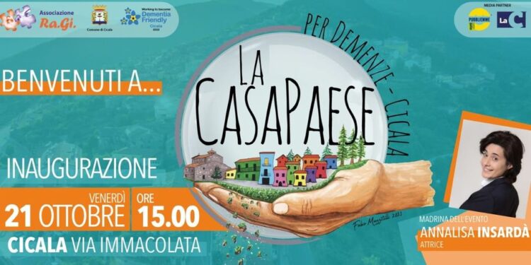 CasaPaese per Demenze di Cicala, arriva il giorno dell’inaugurazione