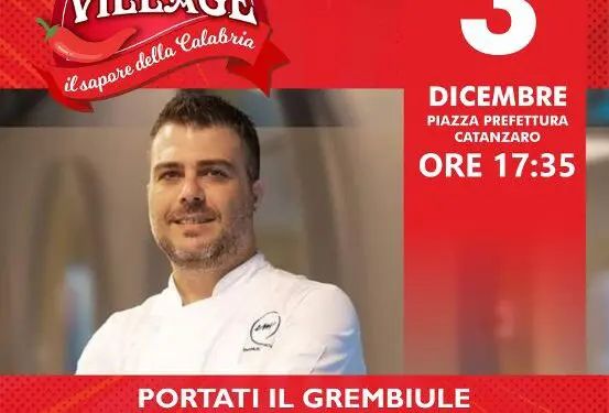 Lo chef Emanuele Mancuso guest star al Red Village di Catanzaro