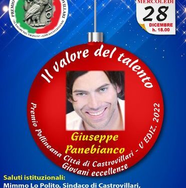 L’Accademia Pollineana premia Giuseppe Panebianco con “Il valore del talento”