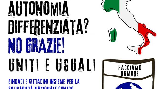 Comune Marcellinara a manifestazione “Uniti e Uguali” di Napoli