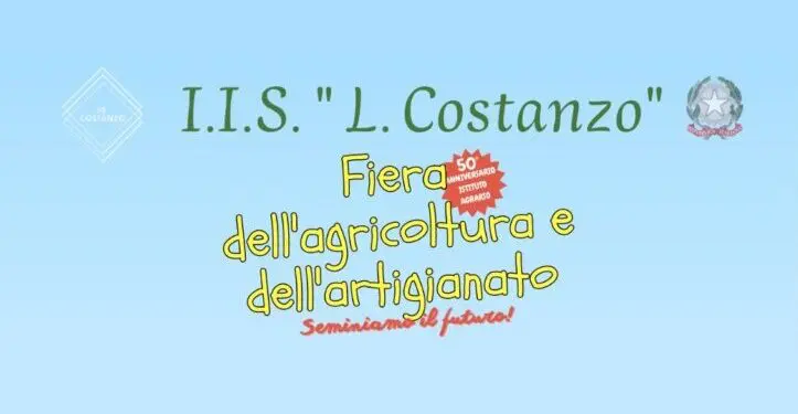 L’IIS “L. Costanzo” festeggia i 50 anni dell’Istituto Agrario