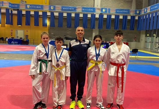 Asd Taekwondo Lamezia: oro, argento e bronzo a Riccione