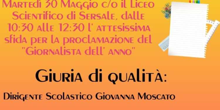 Sersale, martedì 30 Maggio proclamazione Giornalista dell’anno