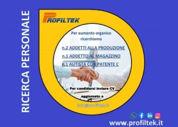 La Profiltek a Soveria Mannelli offre quattro posti di lavoro per aumento organico