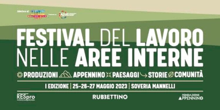 Soveria Mannelli, Festival del Lavoro nelle Aree Interne dal 25 al 27 maggio