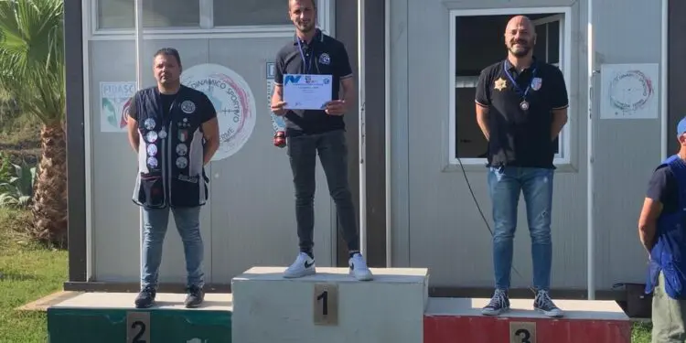 Tiro al poligono, Giuseppe Grimaldi campione regionale