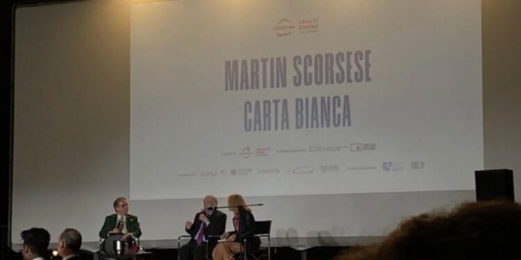 Roma ospita il più grande regista del mondo Martin Scorsese: il manifesto del cinema