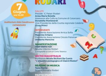 “Amo Rodari” il 7 giugno all’auditorium Casalinuovo di Catanzaro