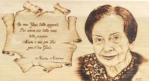 Villaggio Mancuso realizzata una pirografia per ricordare Maria Marino fondatrice del Movimento Apostolico