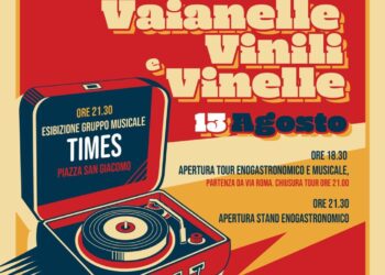 “Vajanelle, vinili e vinelle”: l’evento a Cicala il 13 agosto