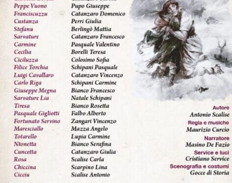 Sersale, rappresentazione teatrale sulla Madre Eroica Carmela Borelli