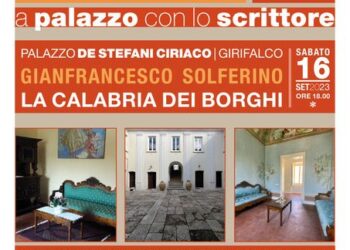 «A palazzo con lo scrittore» con Gianfrancesco Solferino