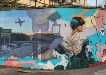 Carlopoli, svelato nuovo murale di Leonardo Cannistrà