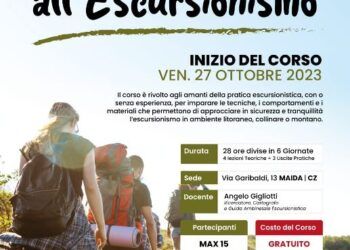 Maida aperte iscrizioni a corso di Avvicinamento all’Escursionismo