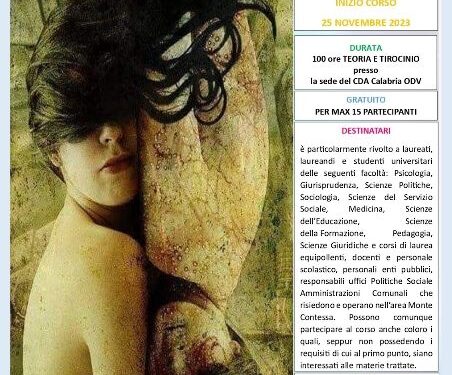 Maida, dal 25 novembre corso per operatori sociali antiviolenza