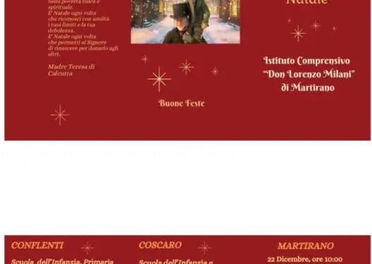IC “Don MIlani” Martirano, anche quest’anno tanti eventi a Natale
