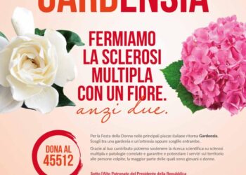 Sclerosi multipla: 8-9 e 10 marzo “Bentornata Gardensia” 