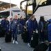 Arrivo squadra femminile Paesi Bassi (foto e video) per gara a Cosenza contro l’Italia per Euro 2025