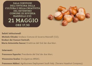 Soveria M.lli, martedì 21 un incontro divulgativo sul nocciolo