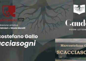 Caudex – Visioni Letterarie, Marcostefano Gallo presenta “Scacciasogni”al Teatro Comunale “Grandinetti”