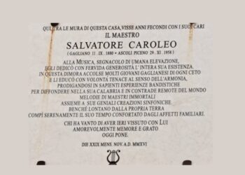 Il Maestro Musicista Salvatore Caroleo Senior (Gagliano 1880/Ascoli Piceno 1958)