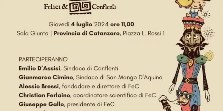 Giovedì sarà presentata la nuova edizione di Felici&Conflenti
