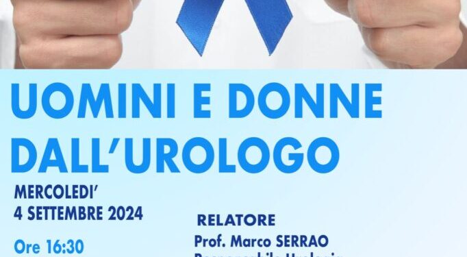 A Taverna, convegno dal titolo “Uomini e donne dall’urologo”