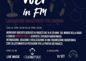 Decollatura, domani, 23 agosto, workshop Voci in FM