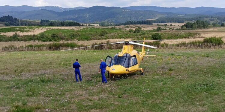 Aprigliano, infarto in montagna, salvo per miracolo