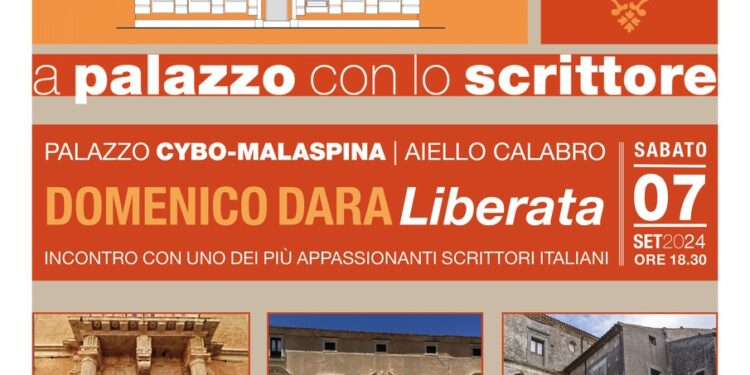 «A Palazzo con lo Scrittore» con Domenico Dara ad Aiello Calabro