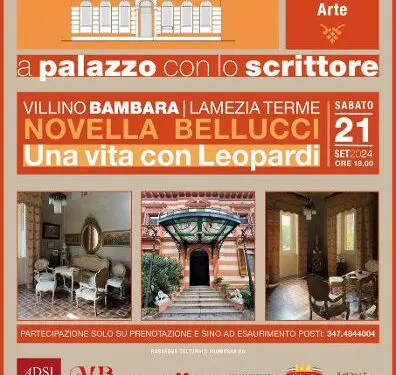 «A Palazzo con lo Scrittore» con Novella Bellucci