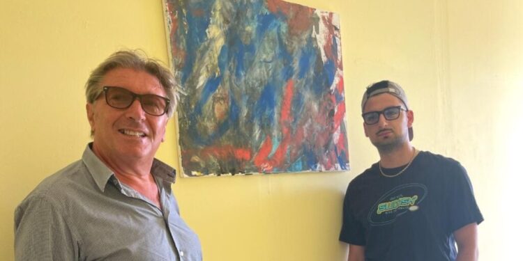 Esposta una tela di Claudio Caroleo presso il Centro Musicale e Culturale di Catanzaro