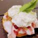 La “rosetta” gourmet di Piero Cantore: pancetta, melanzana e stracciatella
